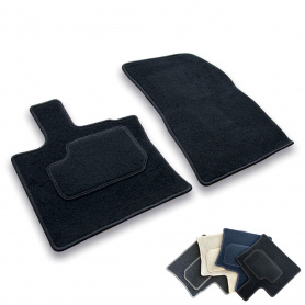 Alfa Roméo Mito Softmat tailored front floor mats in needle punched and serged carpet