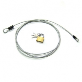 Sheathed anti-theft cable - 230cm