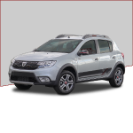 Demi-housse de voiture compatible avec Dacia Sandero/Sandero Stepway,  housses extérieures imperméables à la poussière et aux rayures : :  Auto