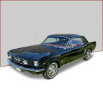 Car covers (indoor, outdoor) for Ford US Mustang Coupé Mk1 1966