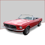 Fundas protección coches, cubre auto para su Ford US Mustang Cabriolet Mk1 1966