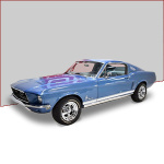Fundas protección coches, cubre auto para su Ford US Mustang Coupé Mk1 1967/1968