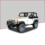 Car covers (indoor, outdoor) for Jeep Wrangler TJ