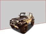 Car covers (indoor, outdoor) for Jeep Wrangler YJ