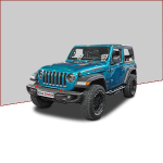 Bâche / Housse protection voiture Jeep Wrangler Court JL