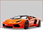 Bâche / Housse protection voiture Lamborghini Aventador Roadster