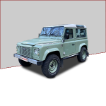 Car covers (indoor, outdoor) for Land Rover Defender 90