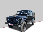 Car covers (indoor, outdoor) for Land Rover Defender 110