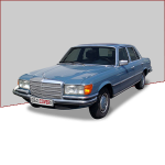 Car covers (indoor, outdoor) for Mercedes Classe S W116