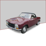 Car covers (indoor, outdoor) for Peugeot 304 Convertible