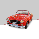 Car covers (indoor, outdoor) for Peugeot 403 Convertible