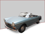 Car covers (indoor, outdoor) for Peugeot 404 Convertible