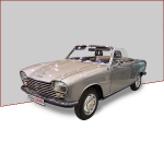 Car covers (indoor, outdoor) for Peugeot 204 Convertible