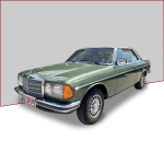 Fundas protección coches, cubre auto y accesorios para su Mercedes Classe E C123 (1977/1985)