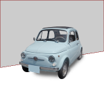 Car covers (indoor, outdoor) for Fiat 500 (1957/1975)