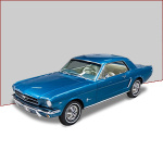 Fundas protección coches, cubre auto para su Ford US Mustang Coupé Mk1 (1964/1965)
