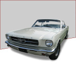 Car covers (indoor, outdoor) for Ford US Mustang Cabriolet Mk1