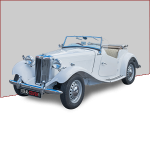 Car covers (indoor, outdoor) for MG TD