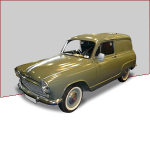 Car covers (indoor, outdoor) for Simca Aronde P60 Fourgonnette