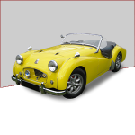 Car covers (indoor, outdoor) for Triumph TR2