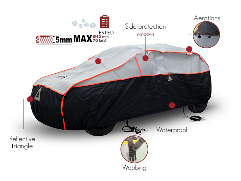 Hail protection cover Fiat Panda 2 COVERLUX