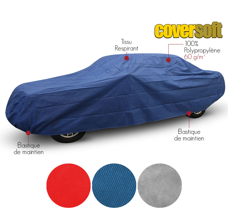 Housse protection Audi TT Coupé 8S - bâche Coversoft : usage intérieur