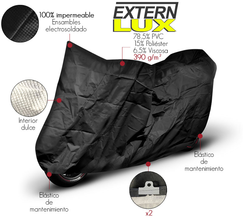 Funda moto cubre moto ExternLux®