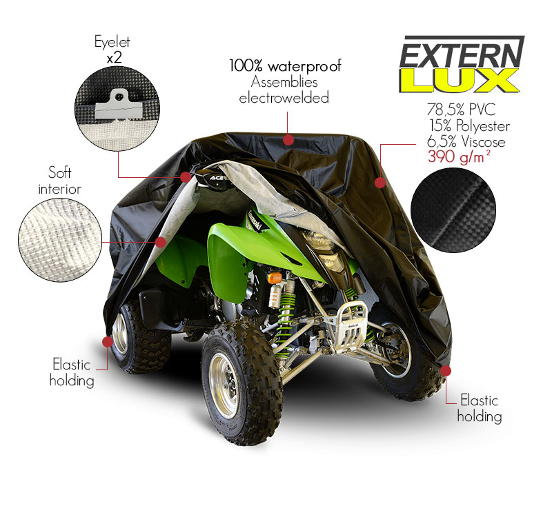 Outdoor use ExternLux quad cover