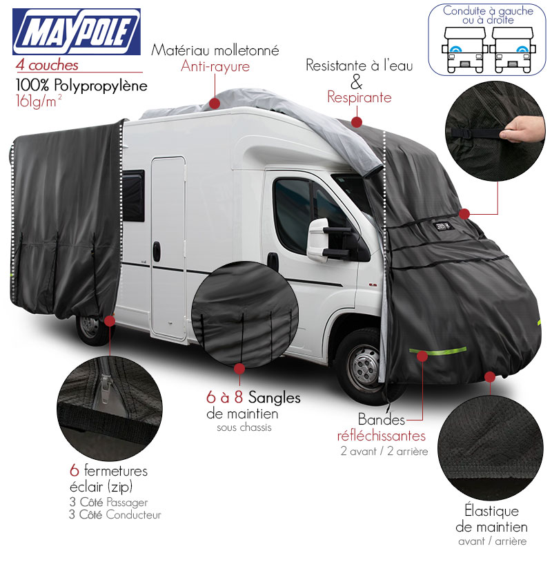 housse protection camping-car Mapypole top qualité