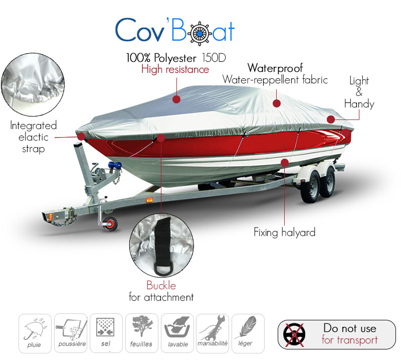 Cov'Boat polyester tarpaulin for boat